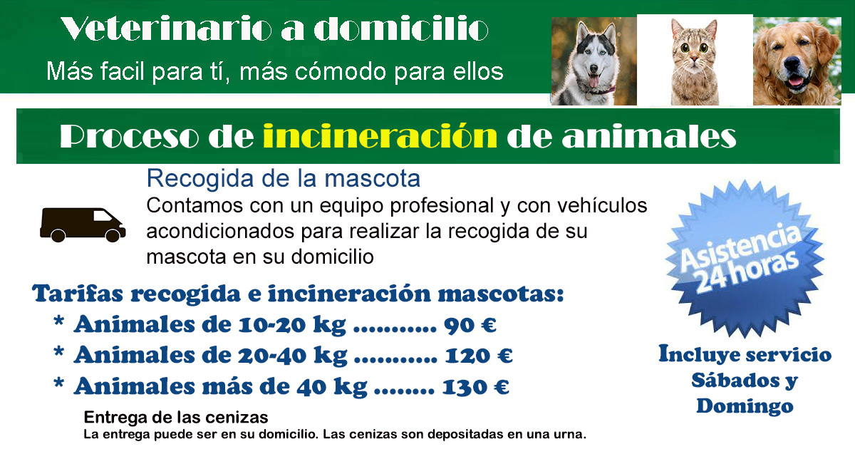 precios recogida e incineracion mascotas madrid